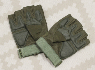 Тактические перчатки Oakley (Беспалый). - Khaki XL (oakley-olive-xl), фото №8