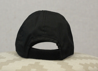 Бейсболка (кепка) PoliCotton Ripstop Black (С02-black), фото №4