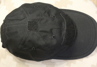 Бейсболка (кепка) PoliCotton Ripstop Black (С02-black), фото №5
