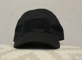 Бейсболка (кепка) PoliCotton Ripstop Black (С02-black), фото №7
