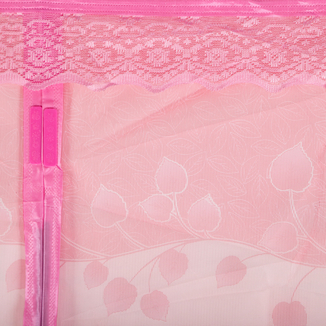 Антимоскитные сетки (розовый цвет) на двери на магнитах. 90*210см., photo number 5