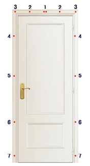 Антимоскитные сетки на дверь на магнитах 100*210см (коричневые), photo number 6