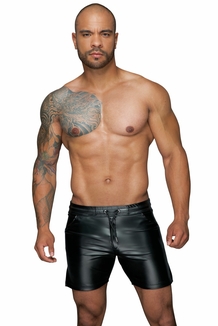 Мужские шорты Noir Handmade H061 Powerwetlook shorts - XL, фото №2