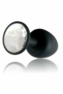 Анальная пробка Dorcel Geisha Plug Diamond M с шариком внутри, создает вибрации, макс. диаметр 3,2см, фото №5