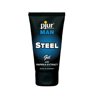 Гель для пениса стимулирующий pjur MAN Steel Gel 50 ml с экстрактом паприки и ментолом, numer zdjęcia 2