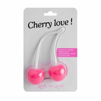 Вагинальные шарики Love To Love CHERRY LOVE, диаметр 3,5 см, масса 77 г, numer zdjęcia 3