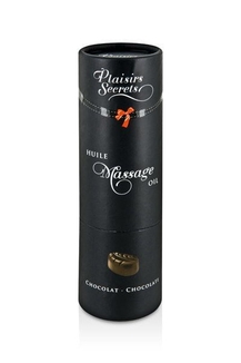 Массажное масло Plaisirs Secrets Chocolate (59 мл) с афродизиаками, съедобное, подарочная упаковка, numer zdjęcia 4