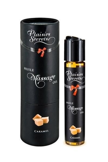 Массажное масло Plaisirs Secrets Caramel (59 мл) с афродизиаками, съедобное, подарочная упаковка, numer zdjęcia 2