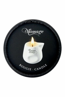 Массажная свеча Plaisirs Secrets Bubble Gum (80 мл) подарочная упаковка, керамический сосуд, фото №3