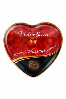 Массажная свеча-сердечко Plaisirs Secrets Chocolate (35 мл), фото №3