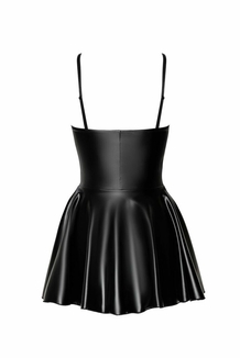 Платье Noir Handmade F308 Dreamer wetlook corset mini dress with front zipper - L, numer zdjęcia 7