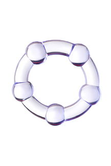 Эрекционное кольцо Toyfa A-Toys, силикон, фиолетовое, фото №4