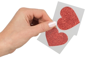 Украшение для сосков - Titty Sticker Heart, фото №4
