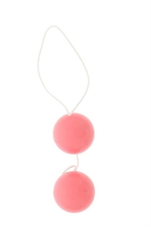 Вагинальные шарики - Vibratone Duo Balls Blistercard, розовый, фото №3