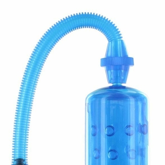 Вакуумная помпа XLsucker Penis Pump Blue для члена длиной до 18см, диаметр до 4см, numer zdjęcia 3