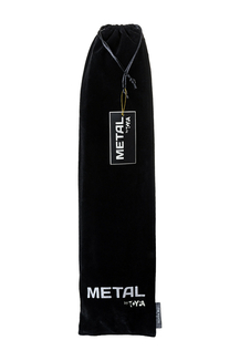 Анальна втулка Metal By Toyfa з біло-рожевим хвостом, метал, сріблястий, 45 см, ø 2,7 см, фото №4