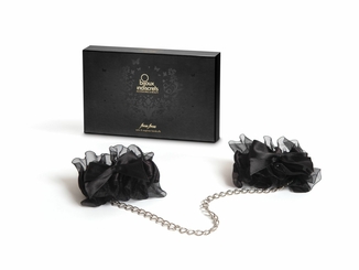 Наручники Bijoux Indiscrets - Frou Frou Organza handcuffs, атлас и органза, подарочная упаковка, фото №2