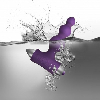 Анальный вибратор Rocks Off Petite Sensations — Bubbles Purple, фото №3