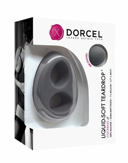 Эрекционное кольцо Dorcel Liquid-Soft Teardrop для члена и мошонки, soft-touch силикон, фото №3