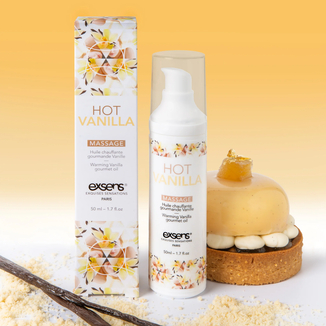 Массажное масло EXSENS Hot Vanilla 50мл разогревающее, без сахара, без парабенов, съедобное, фото №7