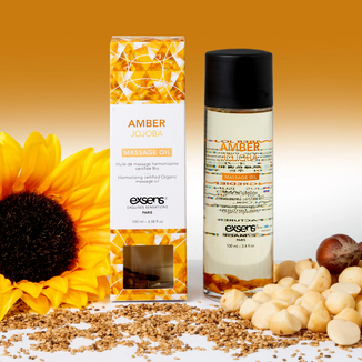 Массажное масло EXSENS Amber Jojoba (гармонизирующее с янтарем) 100мл, натуральное, numer zdjęcia 5