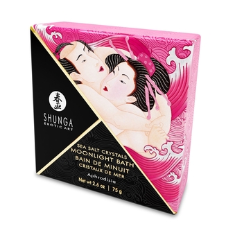 Соль для ванны Shunga Moonlight Bath – Aphrodisia (75 мл), соль Мертвого моря, аромамасла, numer zdjęcia 2