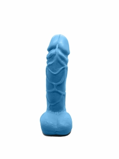Крафтовое мыло-член с присоской Чистый Кайф Blue size M, натуральное, numer zdjęcia 4