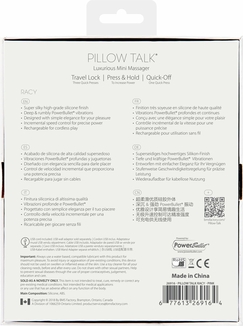 Роскошный вибратор Pillow Talk - Racy Pink с кристаллом Сваровски для точки G, подарочная упаковка, photo number 11