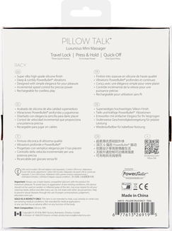 Роскошный вибратор Pillow Talk - Racy Teal с кристаллом Сваровски для точки G, подарочная упаковка, numer zdjęcia 11