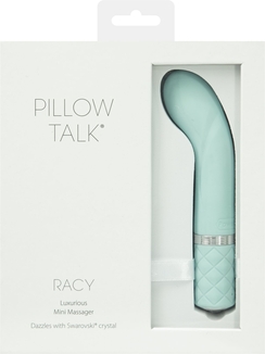 Роскошный вибратор Pillow Talk - Racy Teal с кристаллом Сваровски для точки G, подарочная упаковка, numer zdjęcia 10