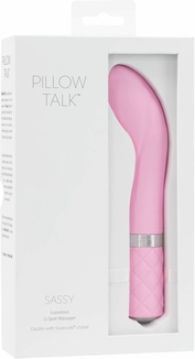 Роскошный вибратор Pillow Talk - Sassy Pink с кристаллом Сваровски для точки G, подарочная упаковка, numer zdjęcia 9