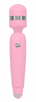 Роскошный вибромассажер PILLOW TALK - Cheeky Pink с кристаллом Swarovsky, плавное повышение мощности, фото №2