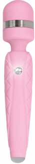 Роскошный вибромассажер PILLOW TALK - Cheeky Pink с кристаллом Swarovsky, плавное повышение мощности, photo number 6