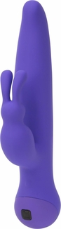 Вибратор-кролик с сенсорным управлением и ротацией Touch by SWAN - Duo Purple, глубокая вибрация, numer zdjęcia 5