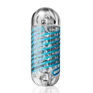 Мастурбатор Tenga Spinner 01 Tetra с упругой стимулирующей спиралью внутри, нежная спираль, фото №2