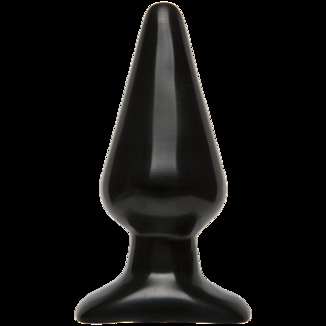 Анальная пробка Doc Johnson Smooth Classic Large - Black, макс. диаметр 5,7см, фото №2