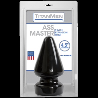 Пробка для фистинга Doc Johnson Titanmen Tools - Butt Plug - 4.5 Inch Ass Master, диаметр 11,7см, numer zdjęcia 3
