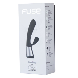 Интерактивный вибратор-кролик Ohmibod Fuse for Kiiroo Black, фото №3