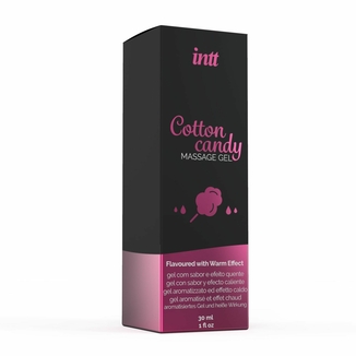 Массажный гель для интимных зон Intt Cotton Candy (30 мл) разогревающий, фото №4