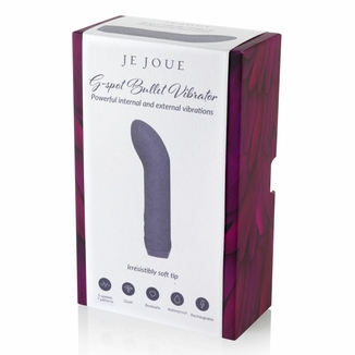 Премиум вибратор Je Joue - G-Spot Bullet Vibrator Purple с глубокой вибрацией, numer zdjęcia 8