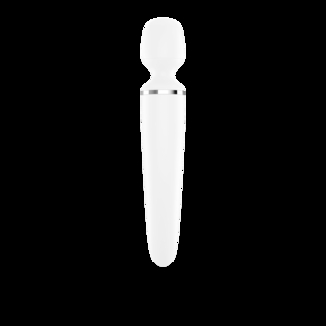 Вибромассажер Satisfyer Wand-er Woman (White/Chrome), водонепроницаемый, мощный, размер XXL, numer zdjęcia 5