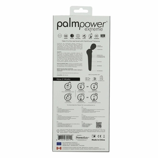 Мощный вибромассажер PalmPower Extreme - Black, 7 режимов, гибкая головка, перезаряжаемый, numer zdjęcia 8
