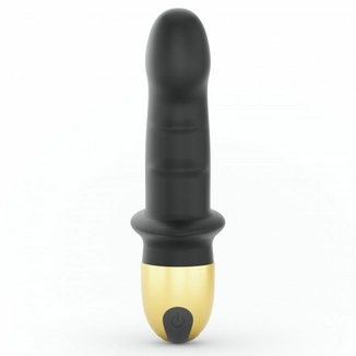 Вибратор Dorcel Mini Lover Black 2.0 перезаряжаемый, для точки G и массажа простаты, фото №3