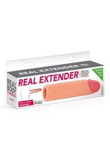 Насадка на член Real Body - Real Extender HARDY с открытой головкой, фото №4