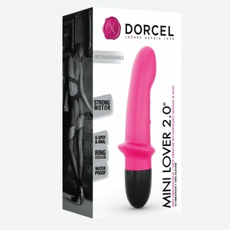 Вибратор Dorcel Mini Lover Magenta 2.0 перезаряжаемый, для точки G и массажа простаты, фото №5