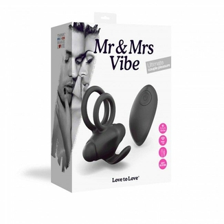 Эрекционное виброкольцо Love To Love Mr & Mrs VIBE с пультом ДУ, фото №5