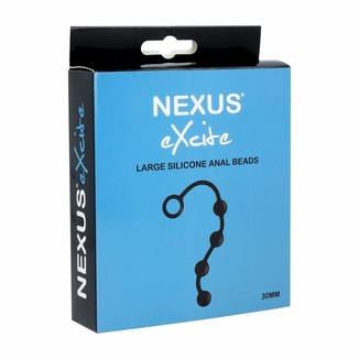 Анальные шарики Nexus Excite Large Anal Beads, силикон, макс. диаметр 3 см, numer zdjęcia 5