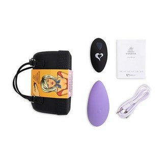 Вибратор в трусики FeelzToys Panty Vibrator Purple с пультом ДУ, 6 режимов работы, сумочка-чехол, фото №7