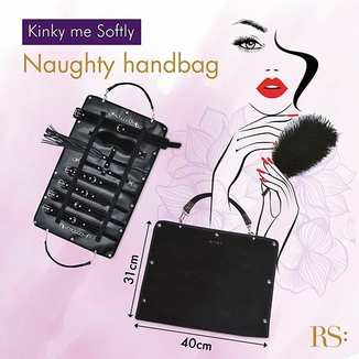 Подарочный набор для BDSM RIANNE S - Kinky Me Softly Black: 8 предметов для удовольствия, numer zdjęcia 4