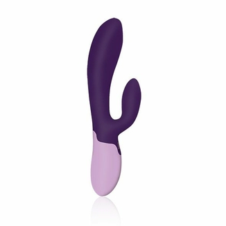 Вибратор-кролик Rianne S: Xena Purple/Lilac, 10 режимов, медицинский силикон, подарочная упаковка, фото №4